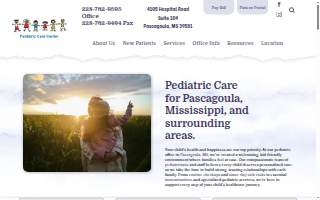 Pediatric Care Center website
