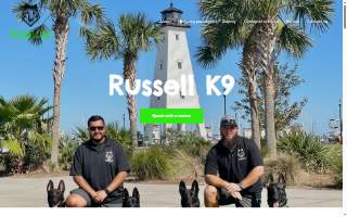 Russell K9 of Moss Point website