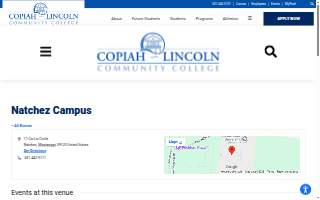 Copiah-Lincoln Community College Natchez Campus website