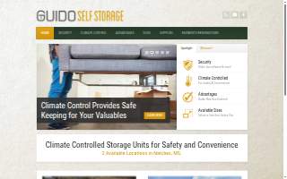 Guido Self Storage website