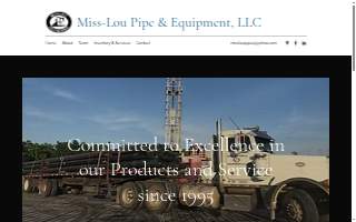 Miss-Lou Pipe & Equipment LLP website