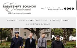 Nightshift Sounds Entertainment of Natchez website