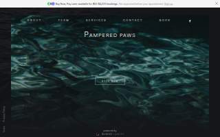 Pampered paws website