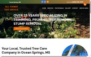All Timber Tree Service LLC website