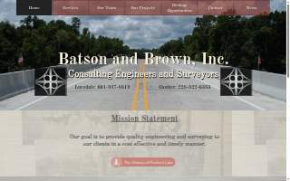 Batson & Brown Consultant Engineers website