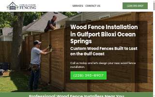 Coast Fence Co website
