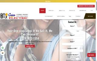 Guice Electric LLC of Gulf Hills website