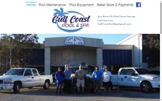 Gulf Coast Pool & Spa website