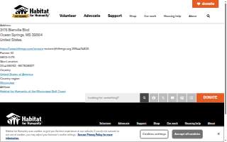 Habitat ReStore of the Mississippi Gulf Coast - Ocean Springs website