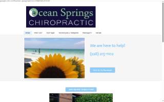 Ocean Springs Chiropractic website