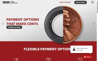 RNR Tire Express of Hutchinson website