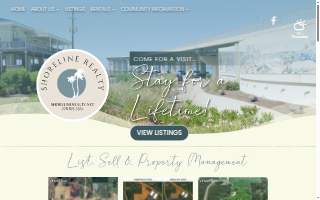 Shoreline Realty of Gulf Hills website