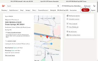 Walgreens Pharmacy of Ocean Springs website