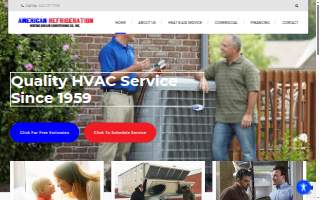 American Refrigeration Heating and Air Conditioning Company, Inc. website