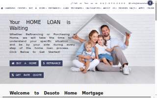 Desoto Home Mortgage - Brad Walker website