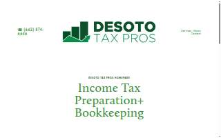 DeSoto Tax Pros website