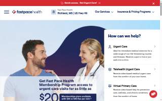 Fast Pace Primary Care - Olive Branch - MS website