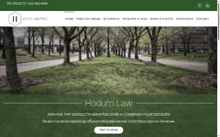 Hodum Law, PLLC. website