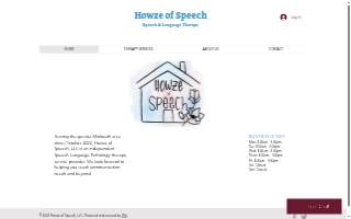 Howze of Speech LLC website
