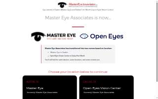 Master Eye Associates of Olive Branch website