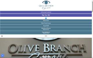 Olive Branch Eye Care website