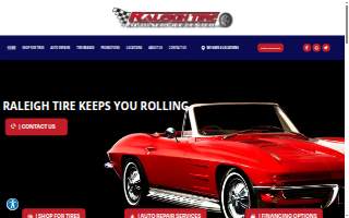 Raleigh Tire Service website