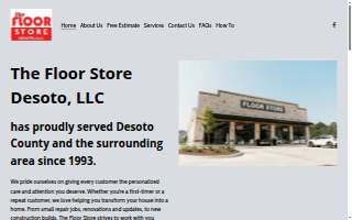 The Floor Store Desoto website