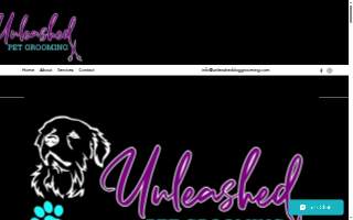 Unleashed Dog Grooming website