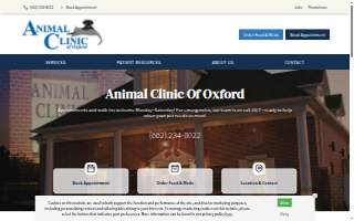 Animal Clinic of Oxford website