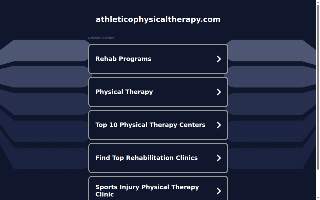 Athletico Physical Therapy - Oxford (Sisk) website
