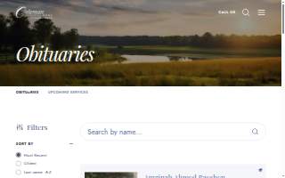 Coleman Funeral Home of Oxford website