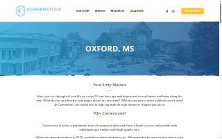 Cornerstone Counseling website