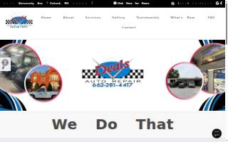 Deal's Auto Repair website