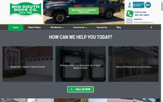 Mid-South Door Company of Oxford website