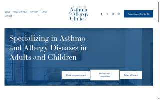 Mississippi Asthma & Allergy Clinic, P.A. website