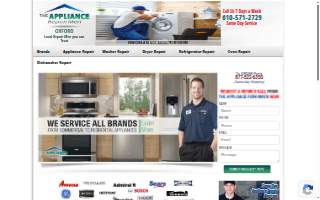 Oxford Appliance Repair website
