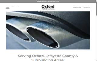 Oxford Muffler & Auto Service website