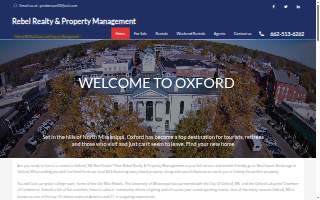 Rebel Realty & Property Management website