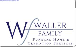 Waller Funeral Home & Cremation Services website