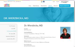 Children's Clinic: Wierzbicka Gina MD website
