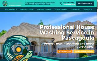 Coastal Exterior Cleaners of Pascagoula website