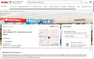 CVS Pharmacy website
