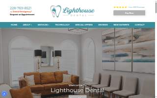 Lighthouse Dental website