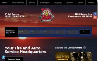 Perkins Tire & Polaris website
