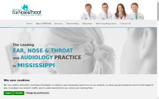 Audiology Center at ENT Physicians website