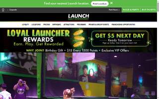 Launch Family Entertainment Jackson website