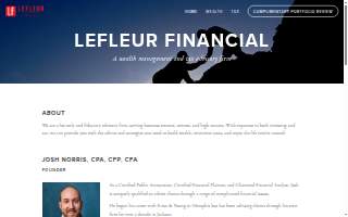 LeFleur Financial website