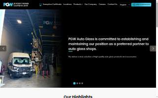 PGW Auto Glass of Chillicothe website