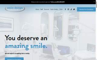 Smile Design Orthodontics of Pearl website