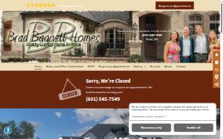 Brad Baggett Homes website